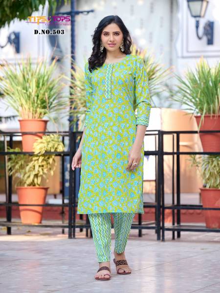 Cotton Candy Vol 5 By Tips And Tops Printed Kurti With Bottom Catalog
